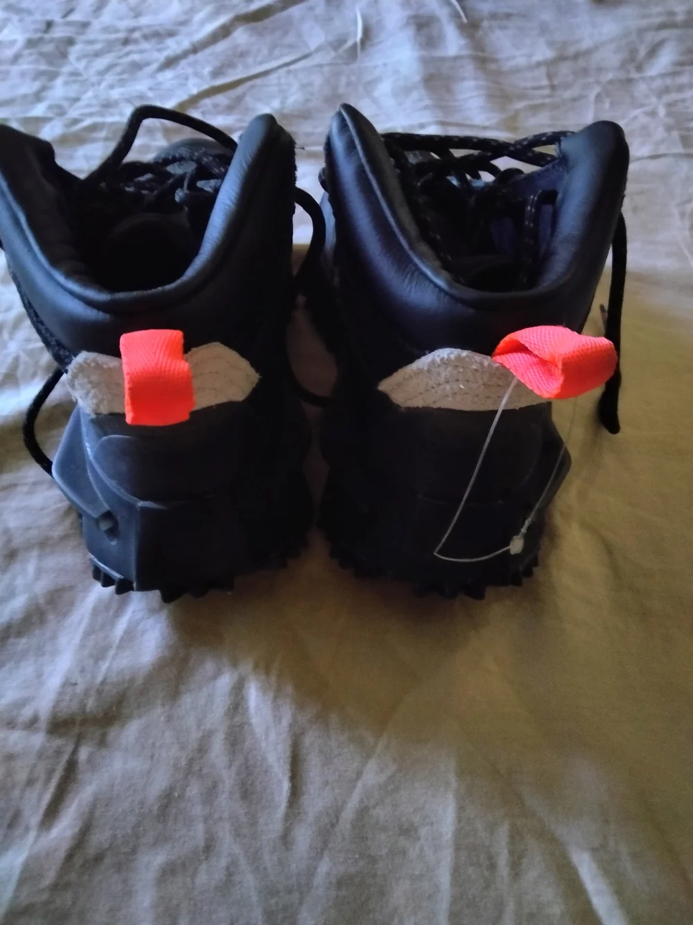 Adidas Humanrace Black Men's Trail Boots with Red Pull Tabs